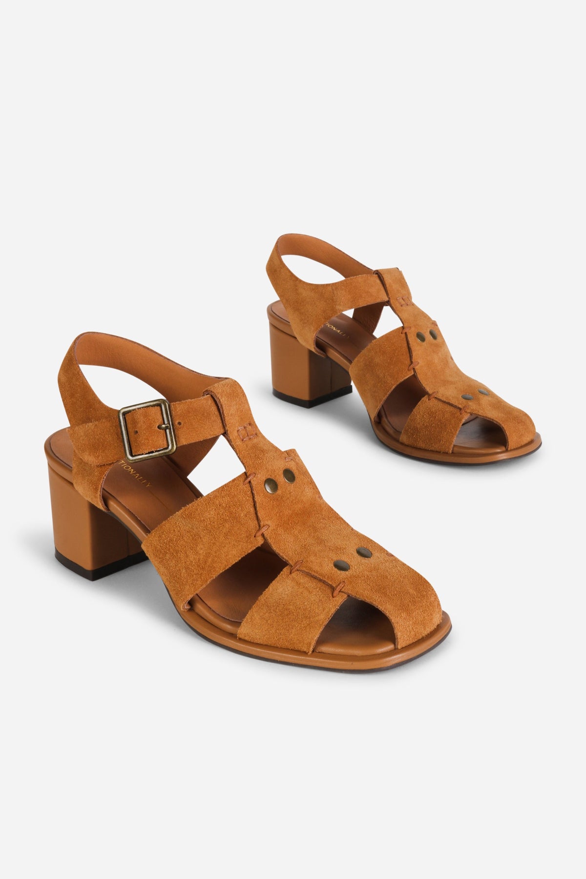 Intentionally Blank - Maldova Fisherman Heel - TAWNY SUEDE