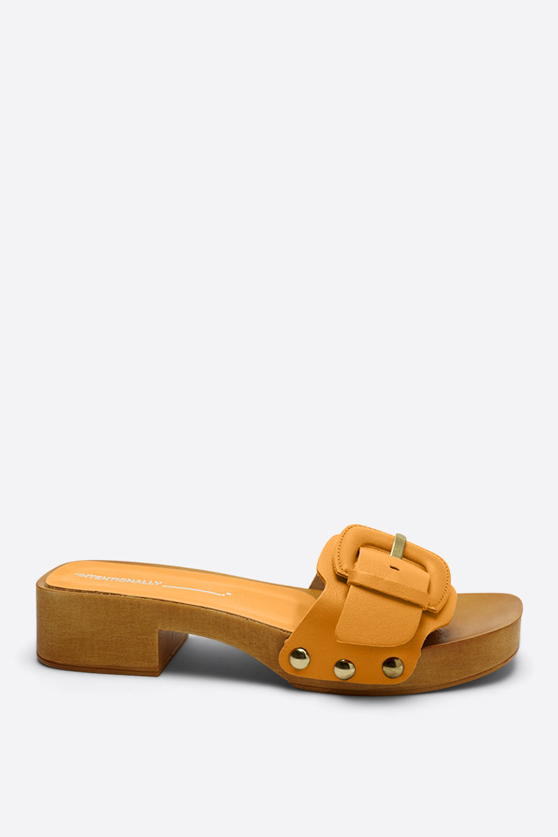 Intentionally Blank - Mar Leather Clog -