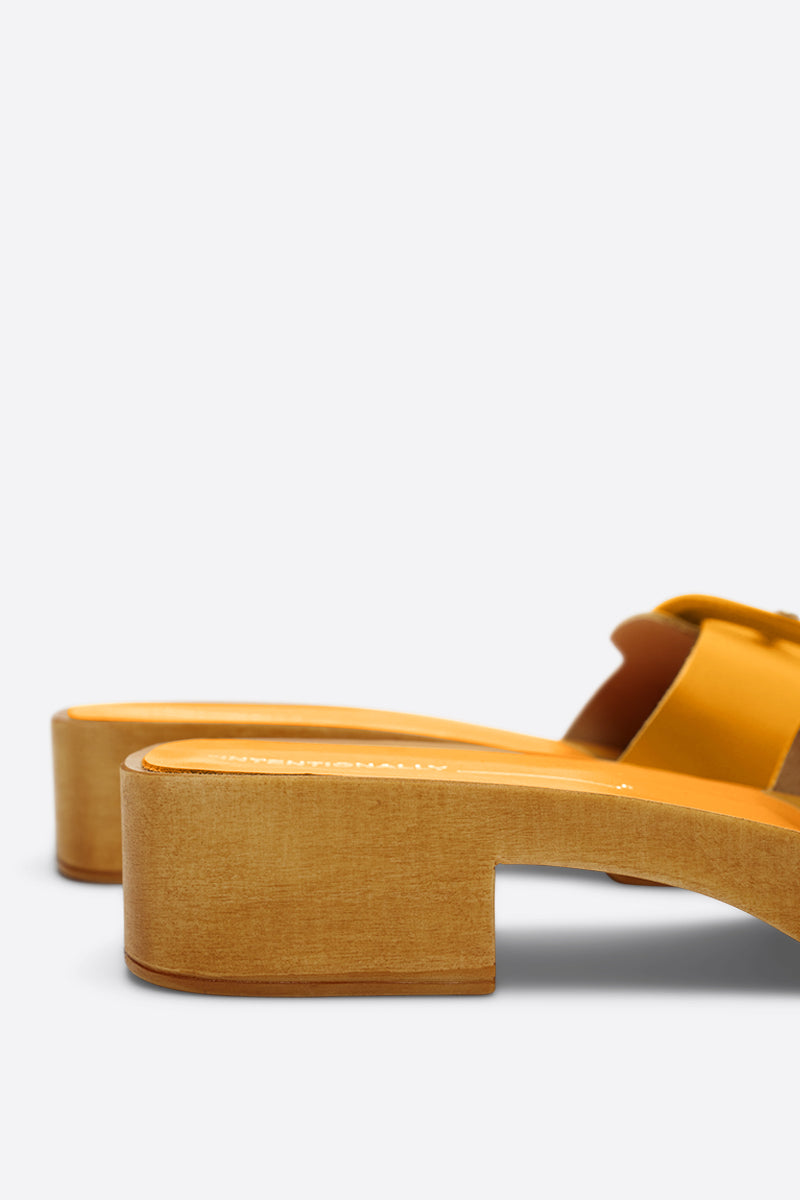 Intentionally Blank - Mar Leather Clog -