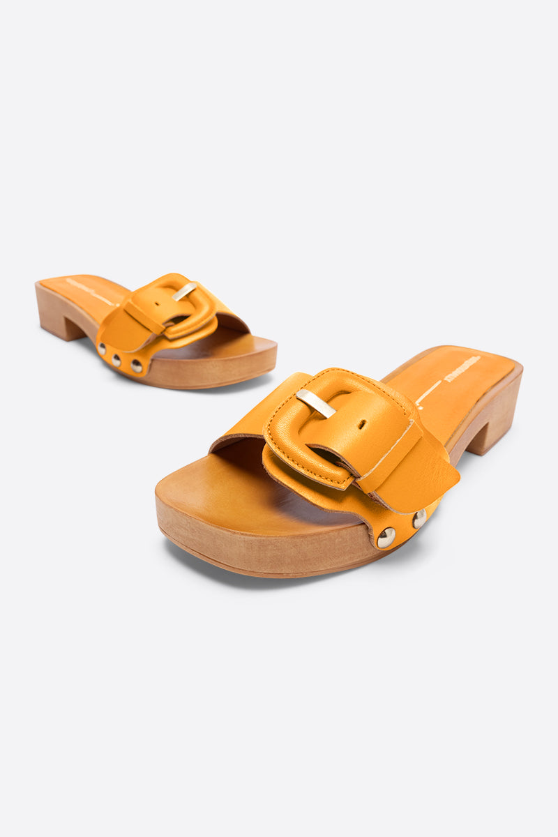 Intentionally Blank - Mar Leather Clog -