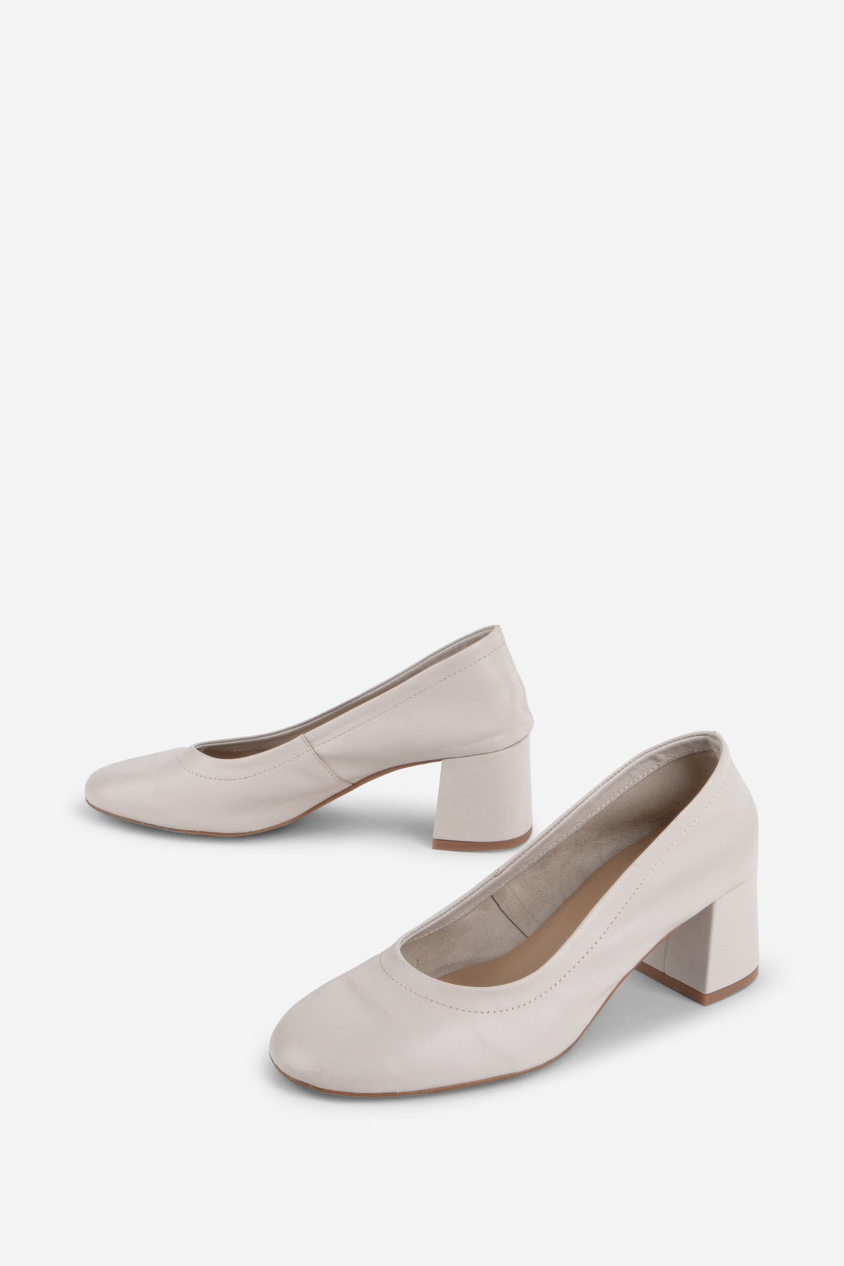 Intentionally Blank - Margie Heel - CREAM LEATHER