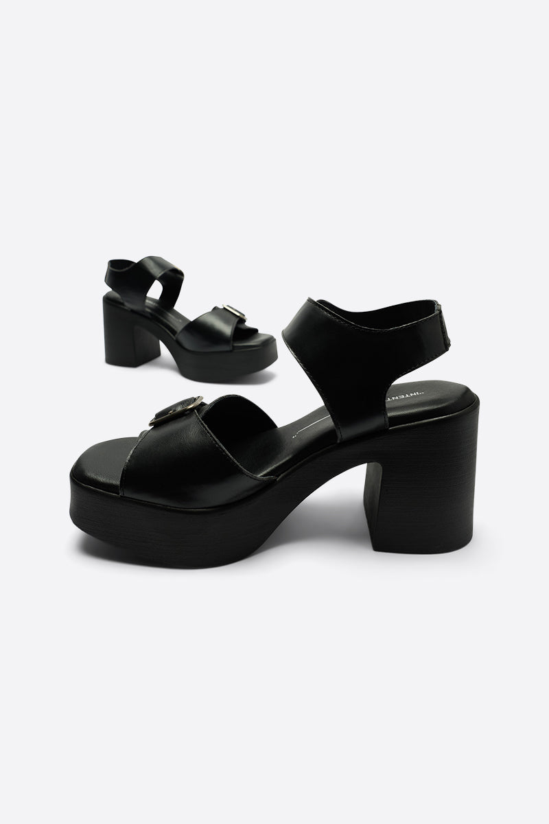 Intentionally Blank - Margo Black Sole Platform Heel -
