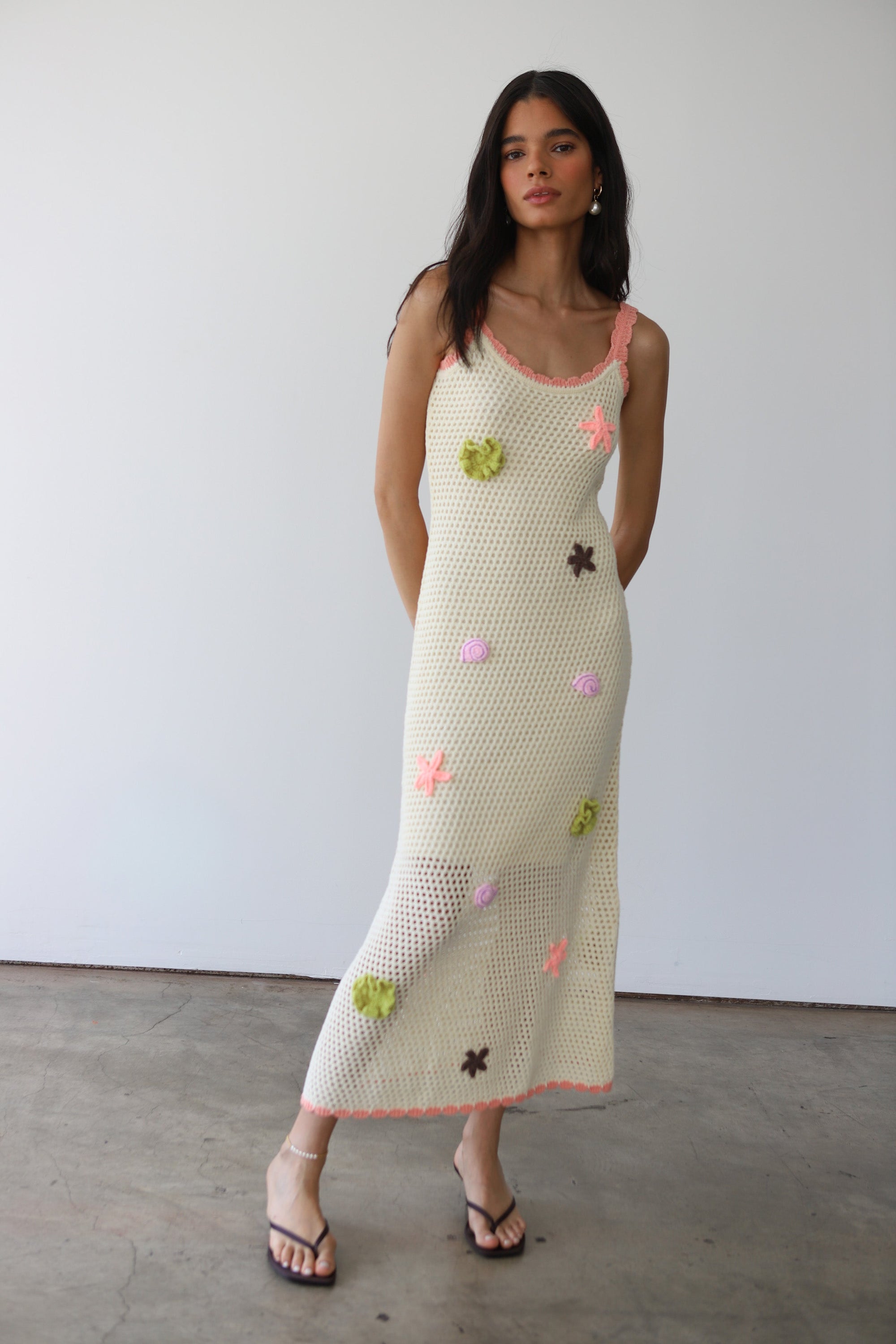 Callahan Knitwear - Mar Maxi - Lychee -