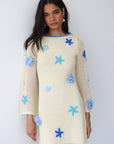 Callahan Knitwear - Mar Mini Dress - Capri Blue -