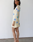 Callahan Knitwear - Mar Mini Dress - Capri Blue -