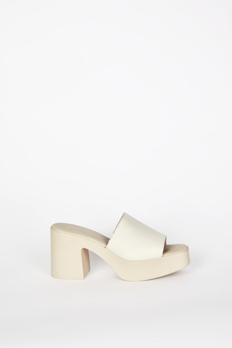 Intentionally Blank - Mary Platform Heel Cream Sole -