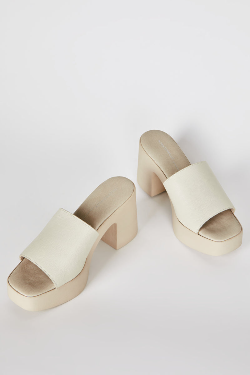 Intentionally Blank - Mary Platform Heel Cream Sole -