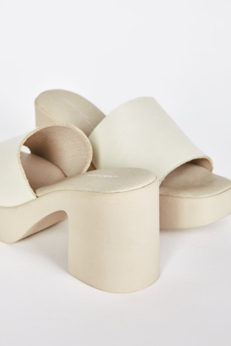 Intentionally Blank - Mary Platform Heel Cream Sole -