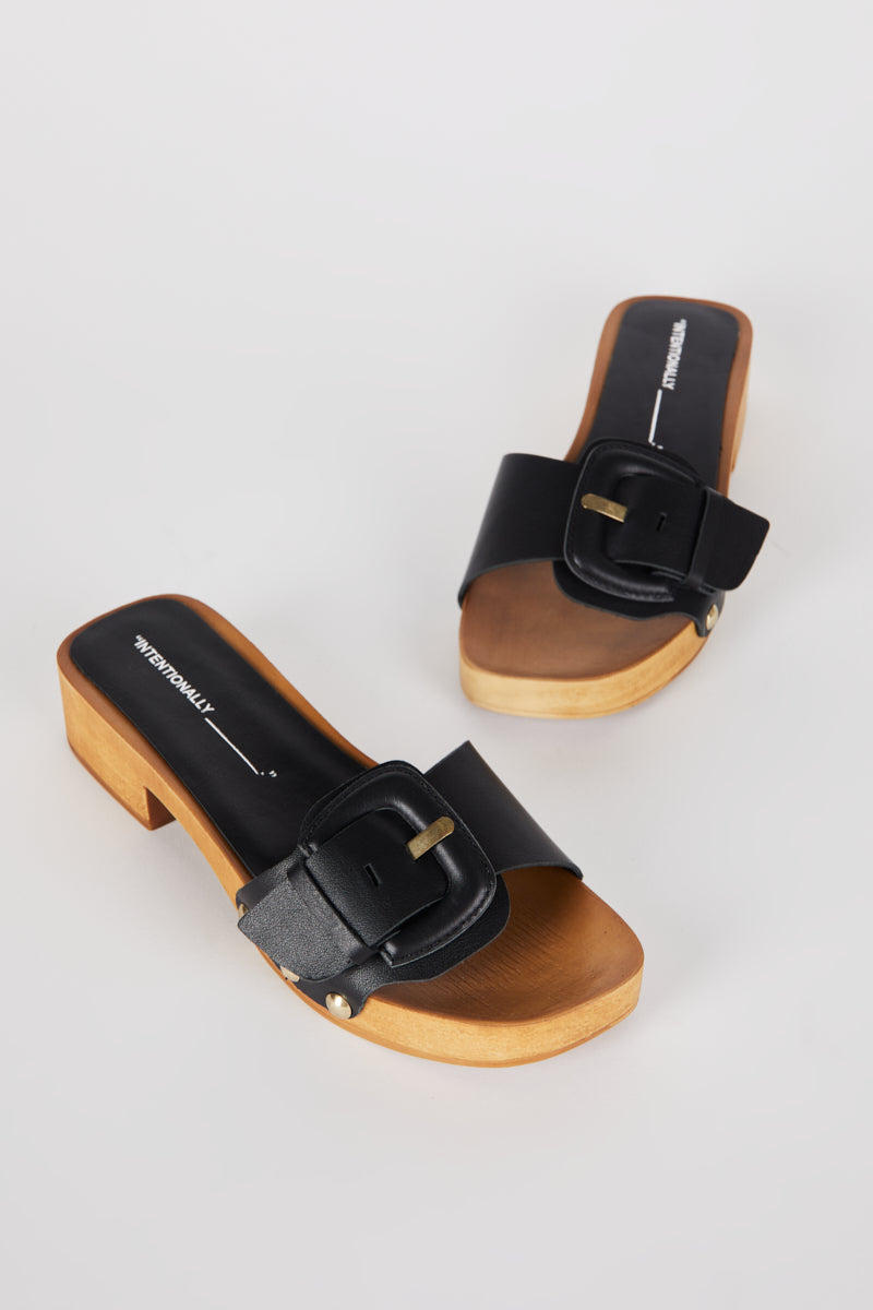Intentionally Blank - Mar Leather Clog -