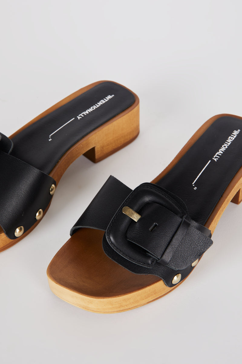 Intentionally Blank - Mar Leather Clog -