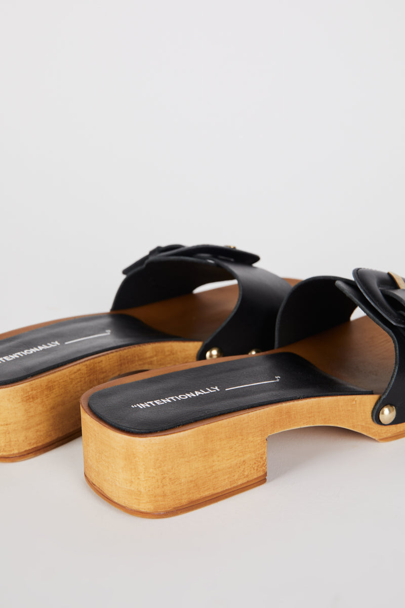 Intentionally Blank - Mar Leather Clog -