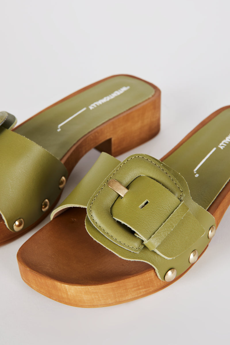 Intentionally Blank - Mar Leather Clog -