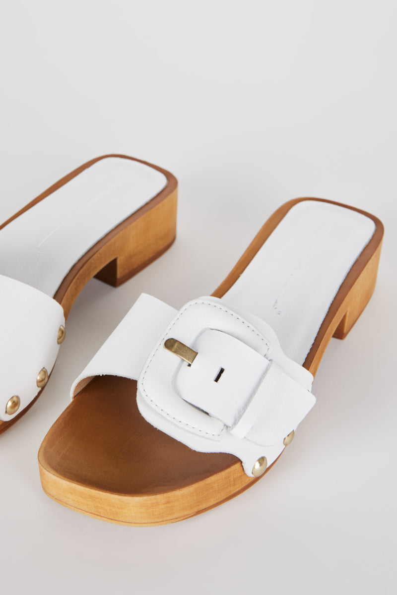 Intentionally Blank - Mar Leather Clog -