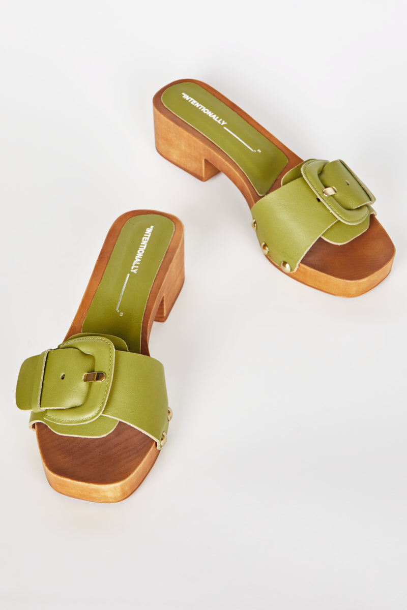 Intentionally Blank - Mar Leather Clog -