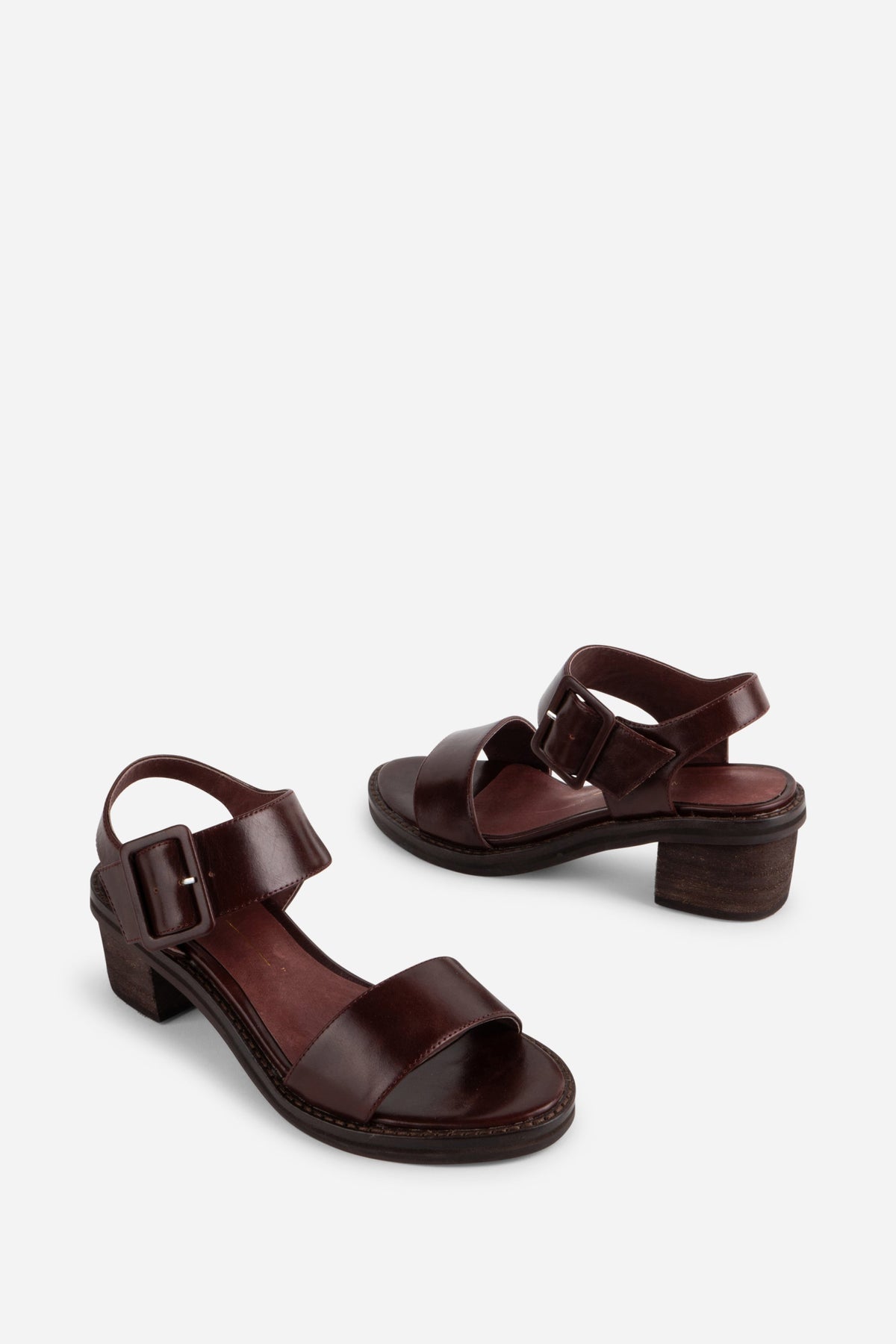 Intentionally Blank - Mazzy Stacked Heel City Sandal -