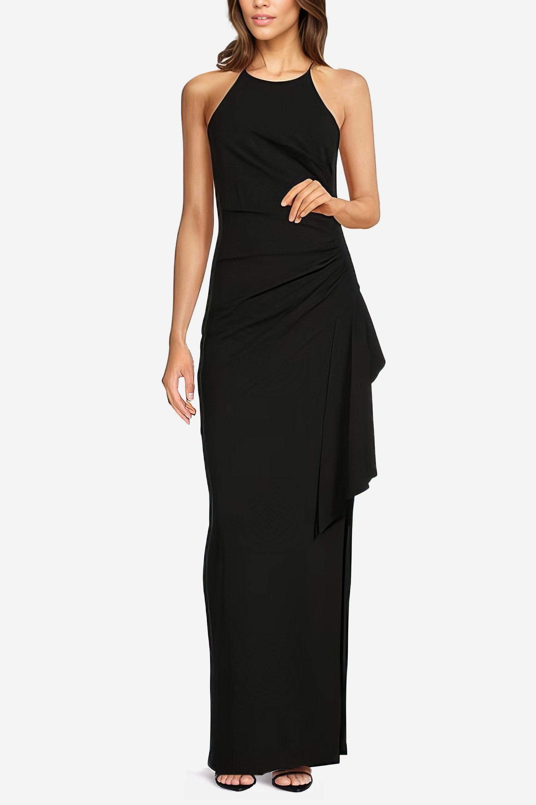 The Gemma - Stretch Crepe Maxi Dress