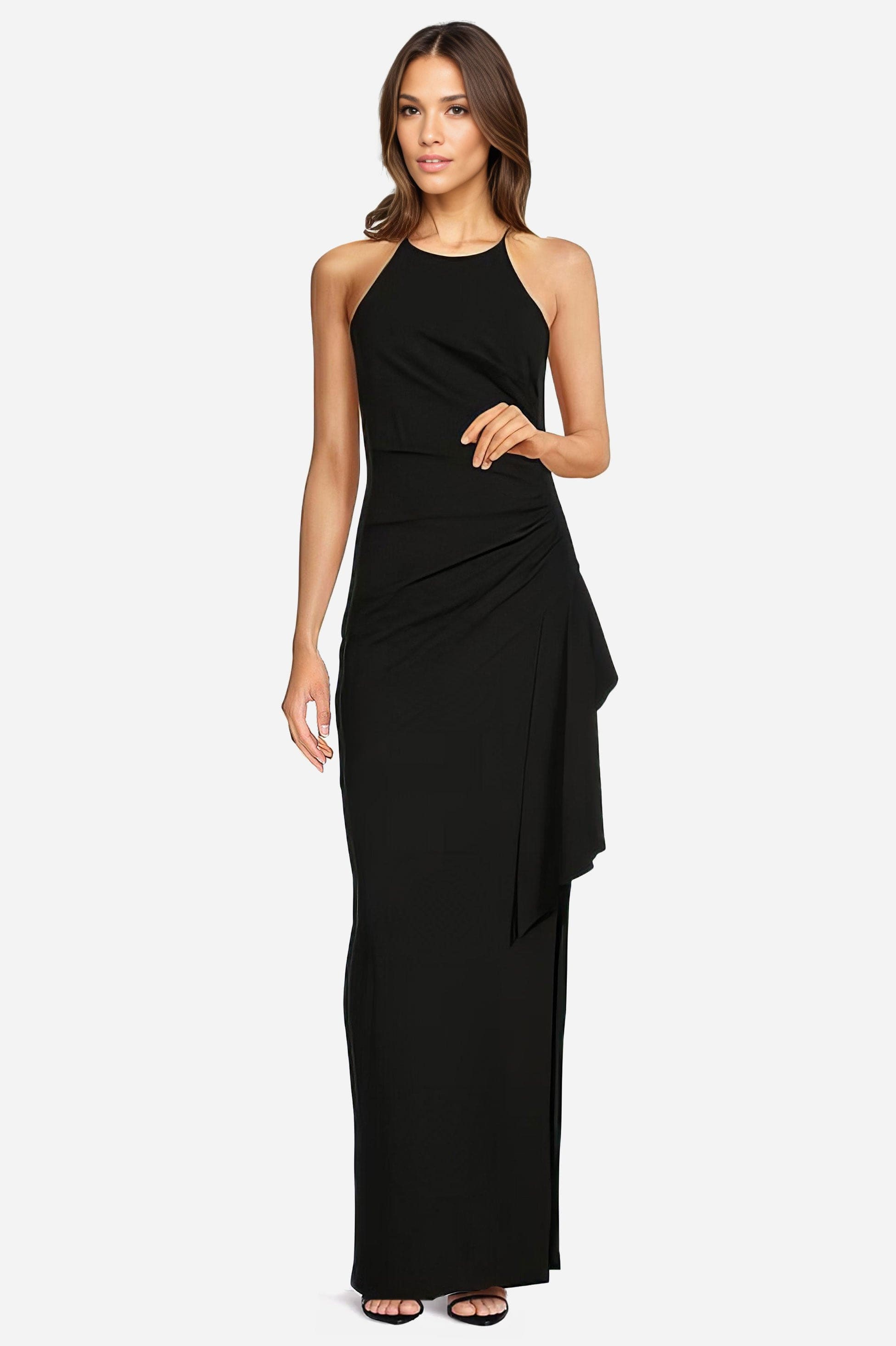 The Gemma - Stretch Crepe Maxi Dress