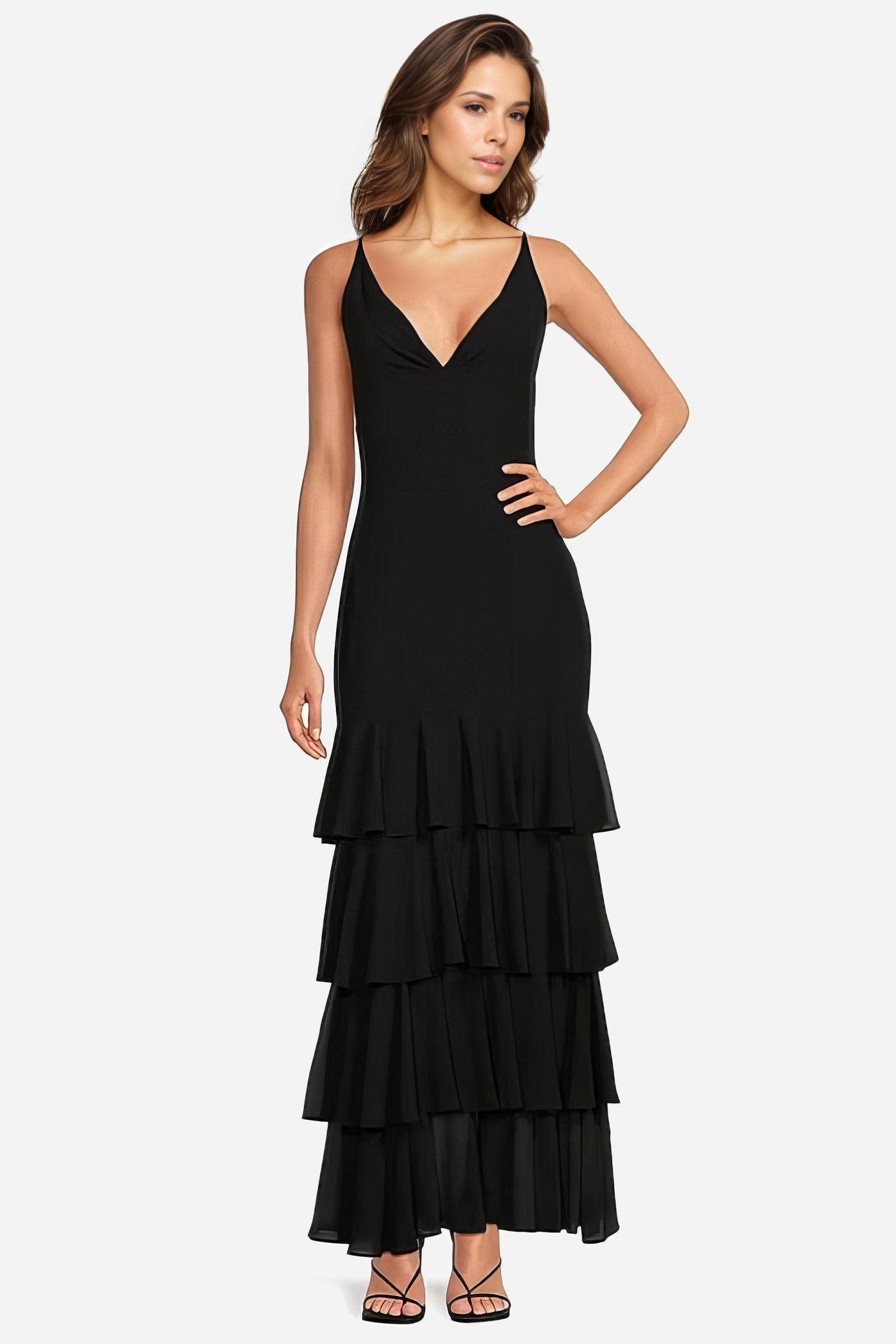 The Ramy - V-Neck Maxi Gown