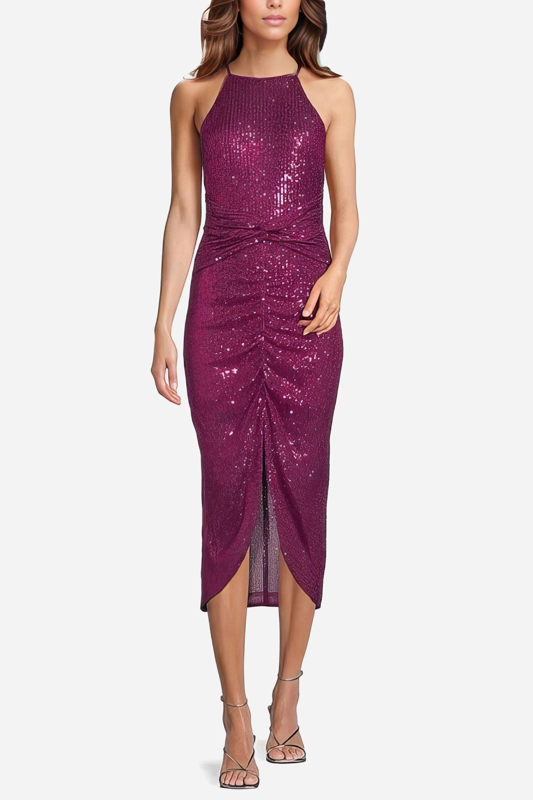 The Val - Sequin Midi Cocktail Dress