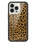 Wildflower iPhone case 13 Pro Meow Leopard Black Tan