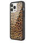 Wildflower iPhone case 13 Pro Max Meow Leopard Black Tan 2