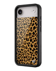 Wildflower iPhone case Air Meow Leopard Black Tan