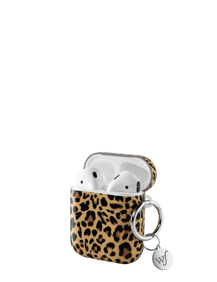 Wildflower Meow Leopard AirPods Case 