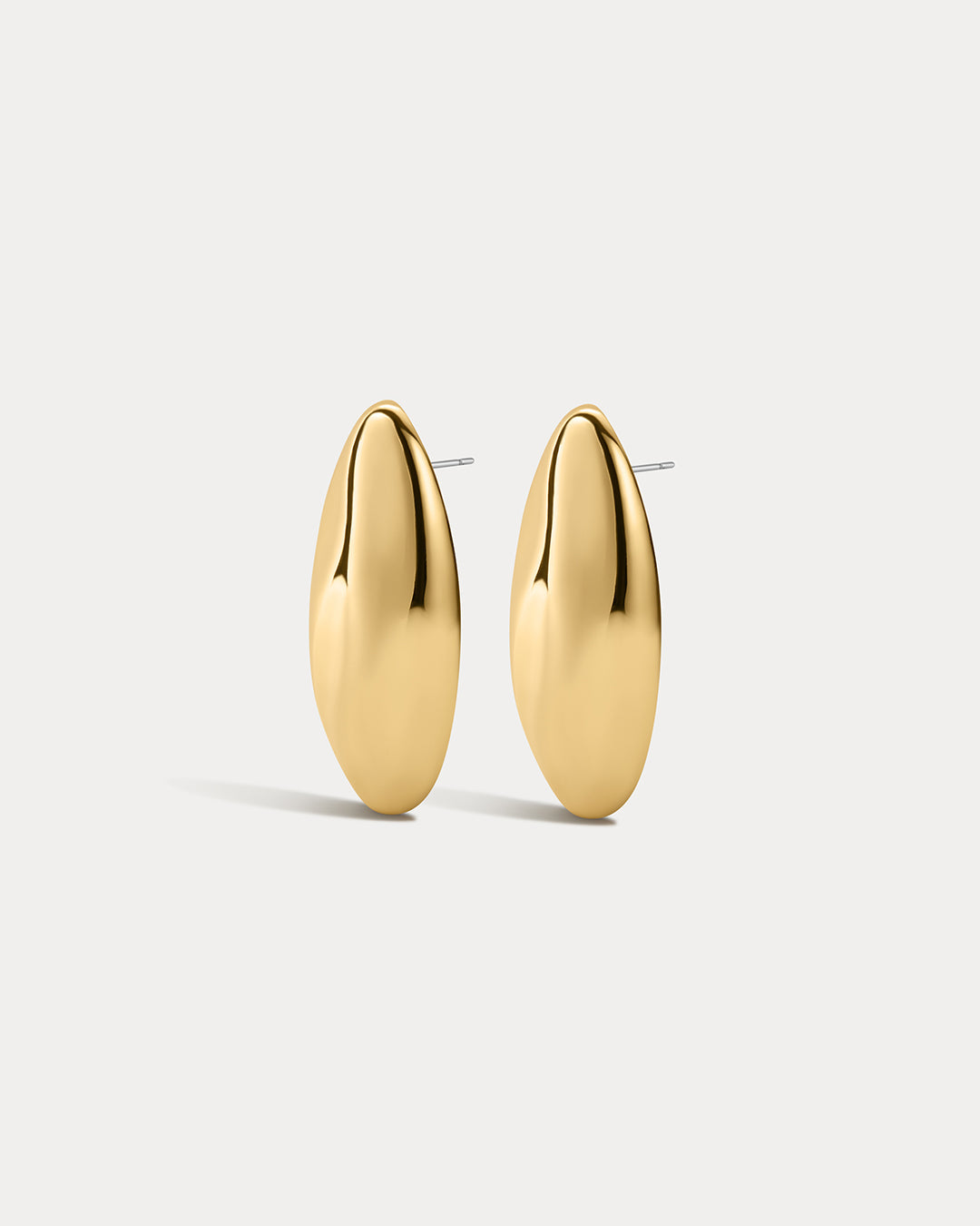 Luv Aj - The XL Chrome Orb Studs - Gold