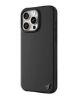 Wildflower iPhone case 15 Pro Max Black MagSafe Sleek Black