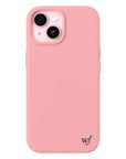 Wildflower iPhone case 15 Pink MagSafe Sleek Pink