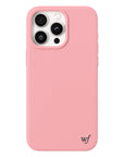 Wildflower iPhone case 15 Pro Max Pink MagSafe Sleek Pink