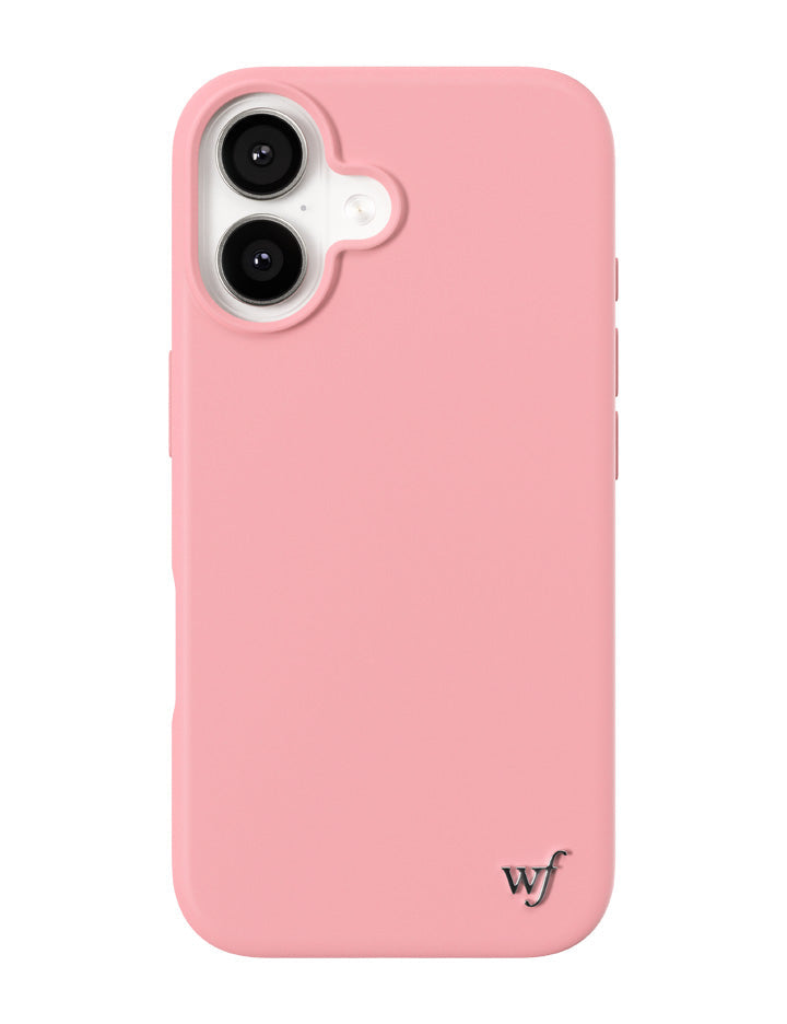 Wildflower iPhone case 16 Pink MagSafe Sleek Pink