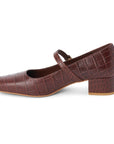 Matisse - Mirabelle Mary Jane Heel - Coffee Croc -