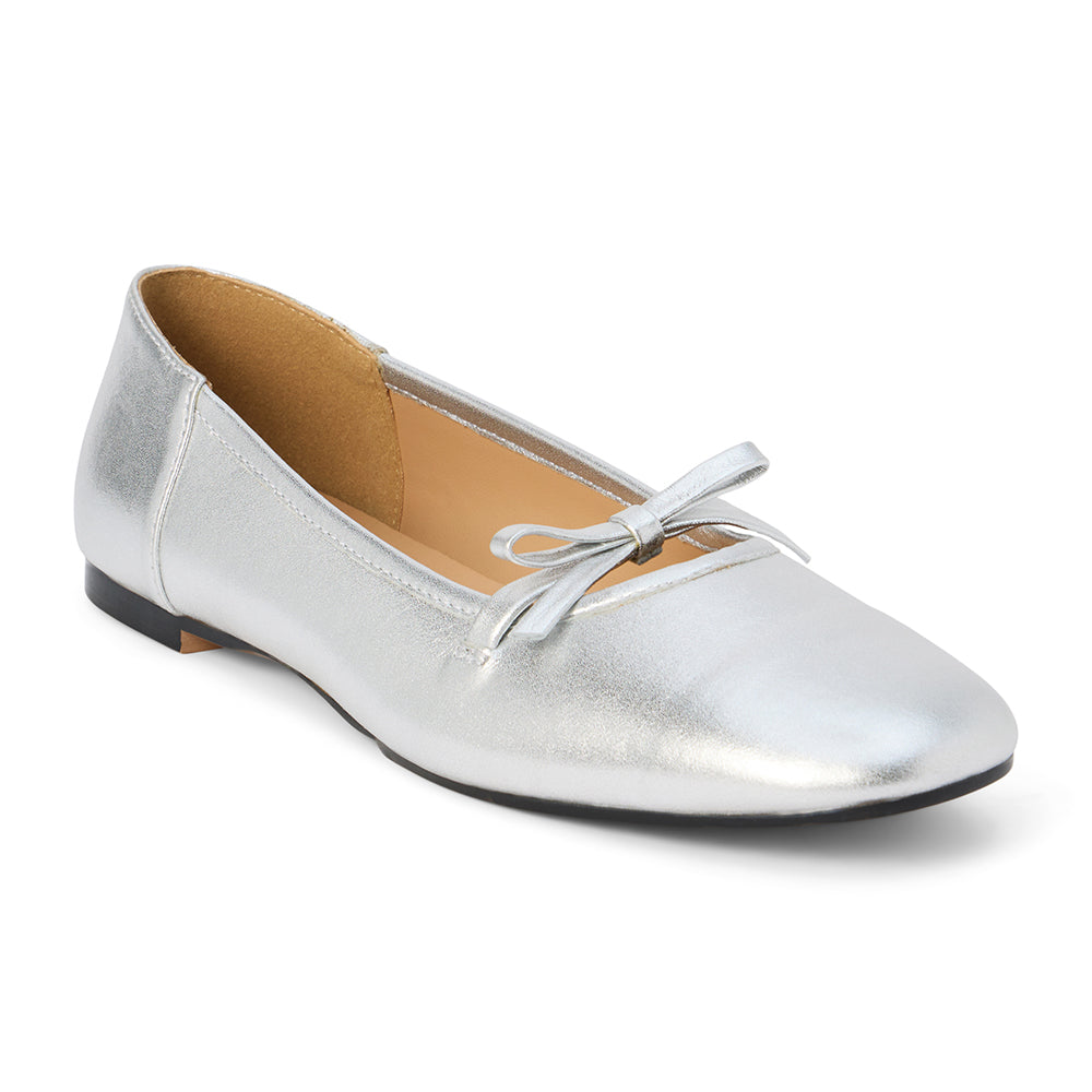 Missy Ballet Flat - Silver