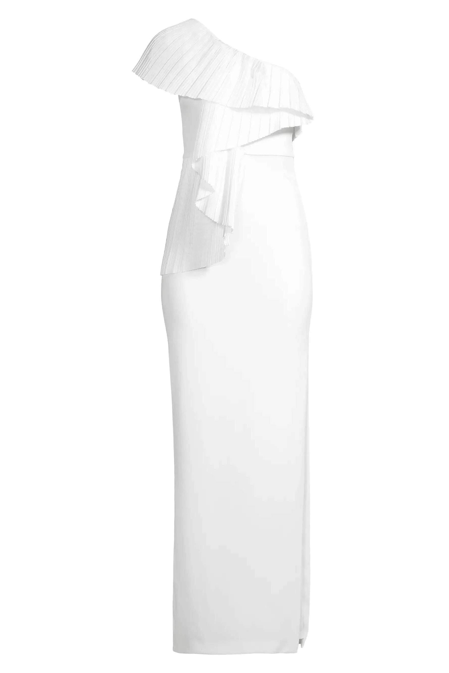 The Mercer Pleated Column Gown