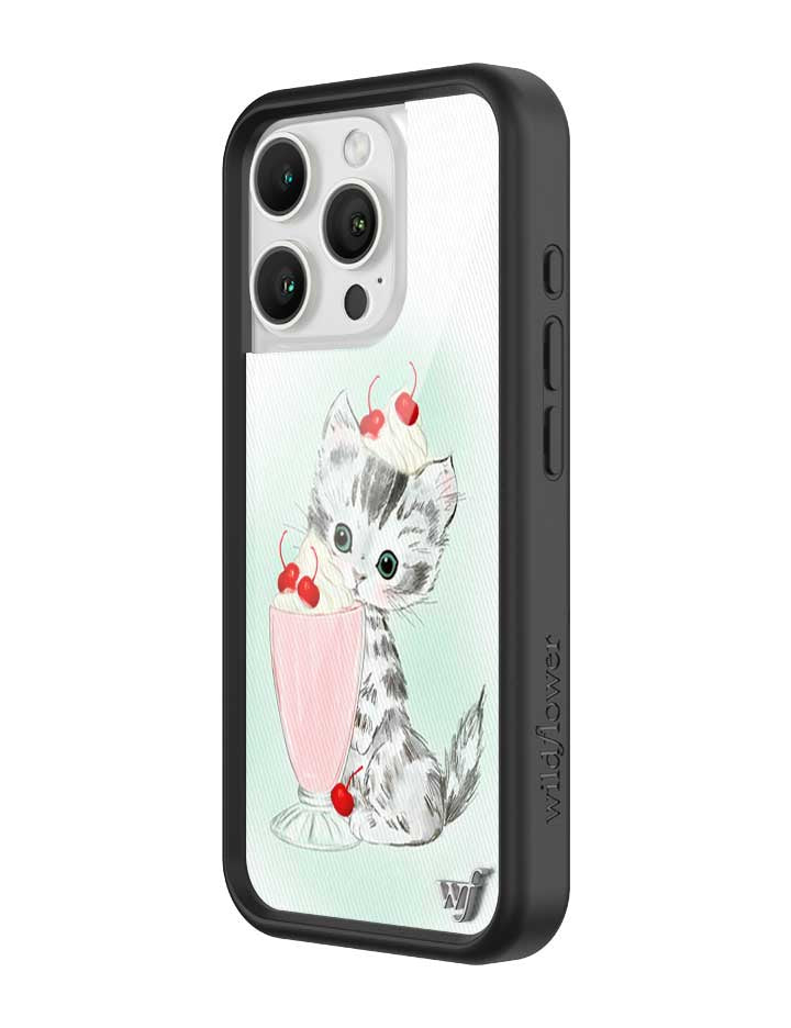 Wildflower iPhone case 16 Pro Kitty Shake Cats Cute