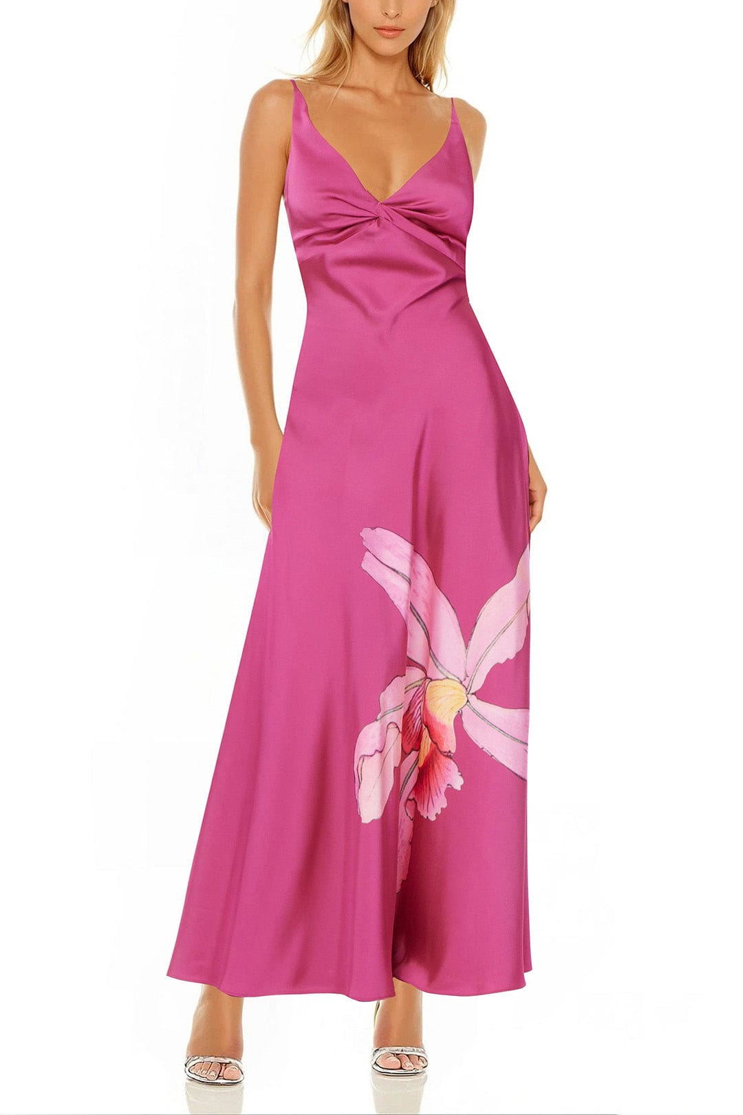 One33 Social - The Maribel Gown - Pink Floral -