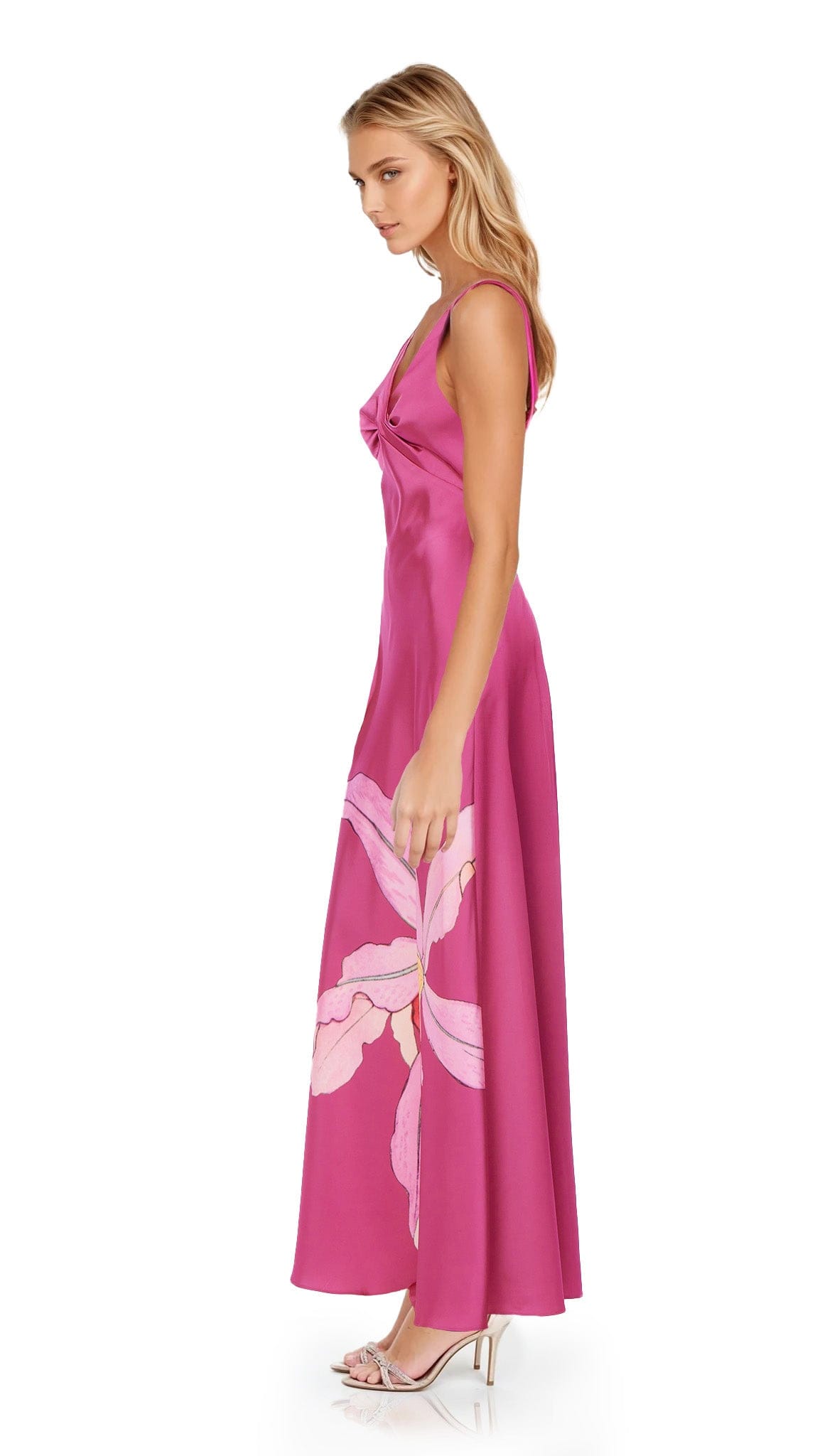 One33 Social - The Maribel Gown - Pink Floral -