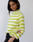 Callahan Knitwear - The Mock Neck - Sour Melon -