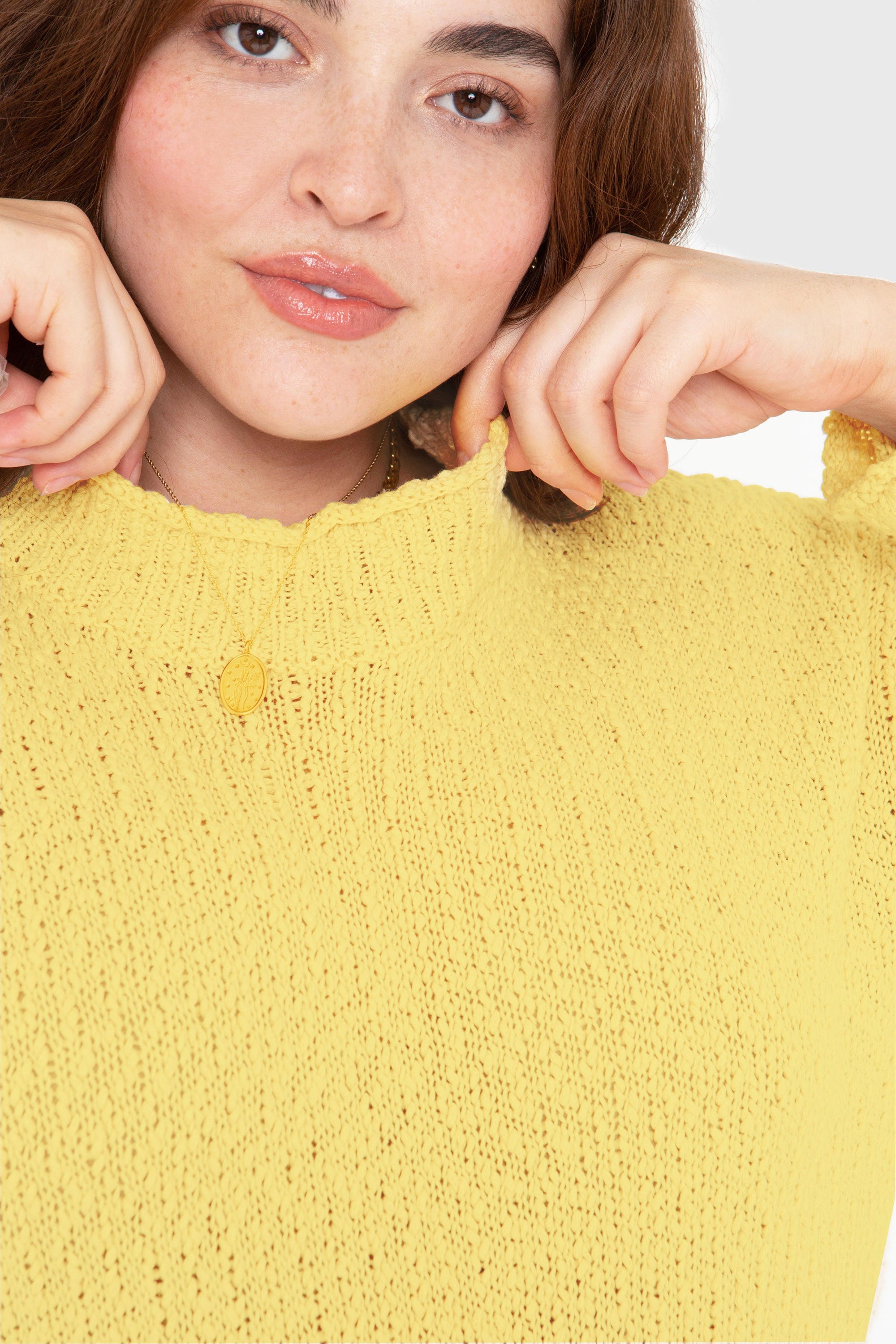 Callahan Knitwear - The Mock Neck - Butter -