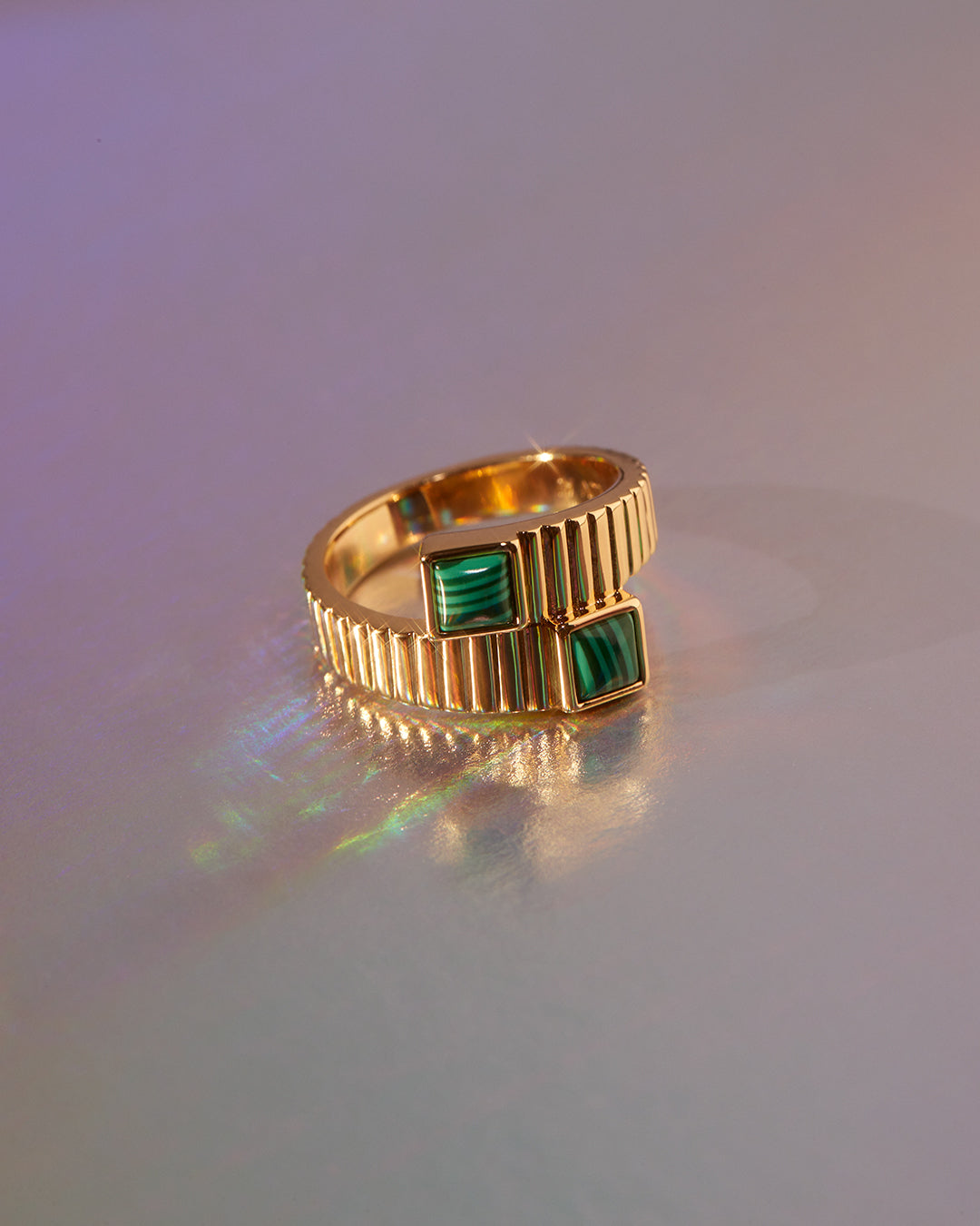 Luv Aj - Malachite Wrap Ring -