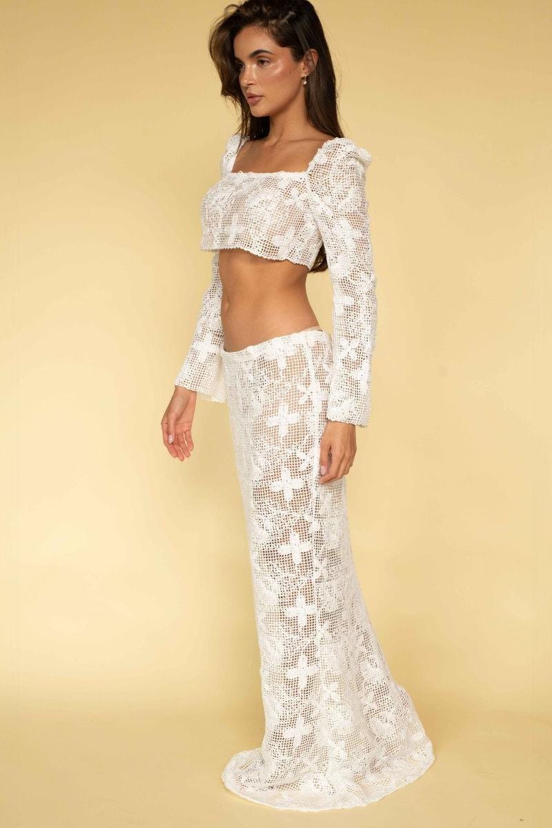 Montce - Margarita Floral Lace Natalia Skirt -