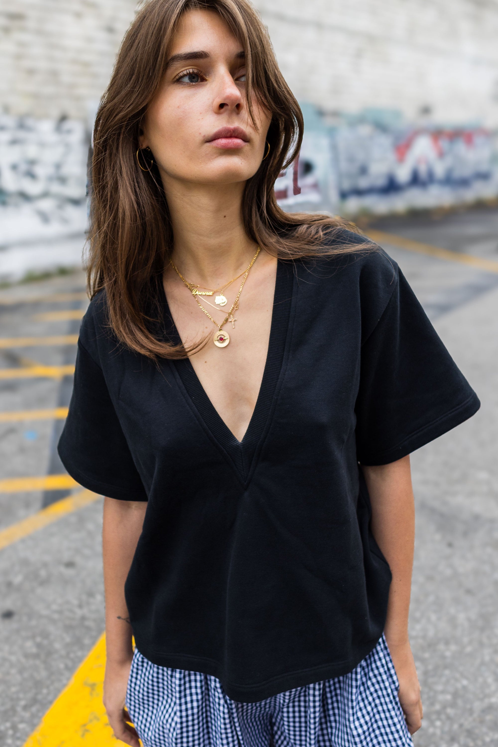 Mars Tee Cotton Fleece - Black