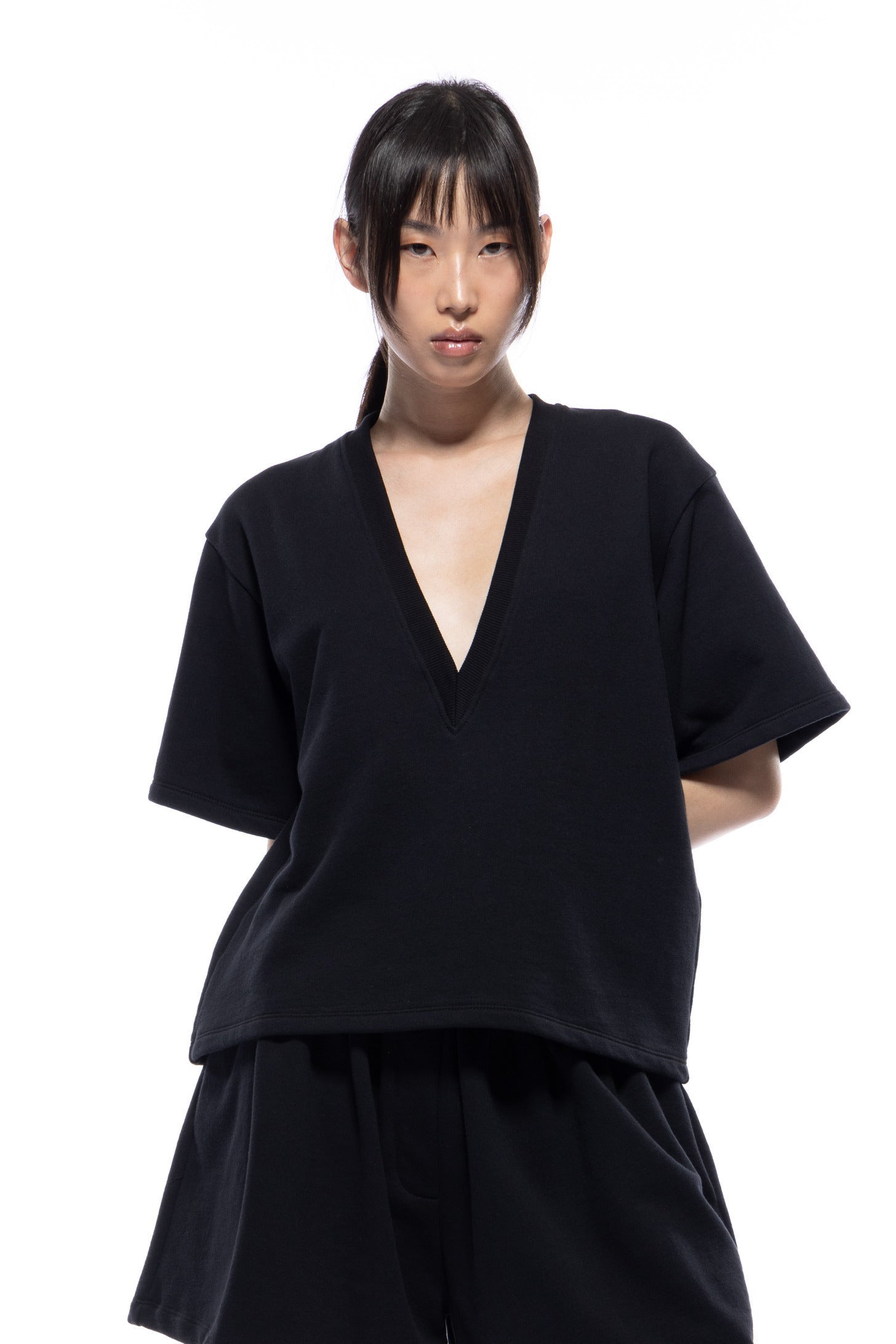 Mars Tee Cotton Fleece - Black