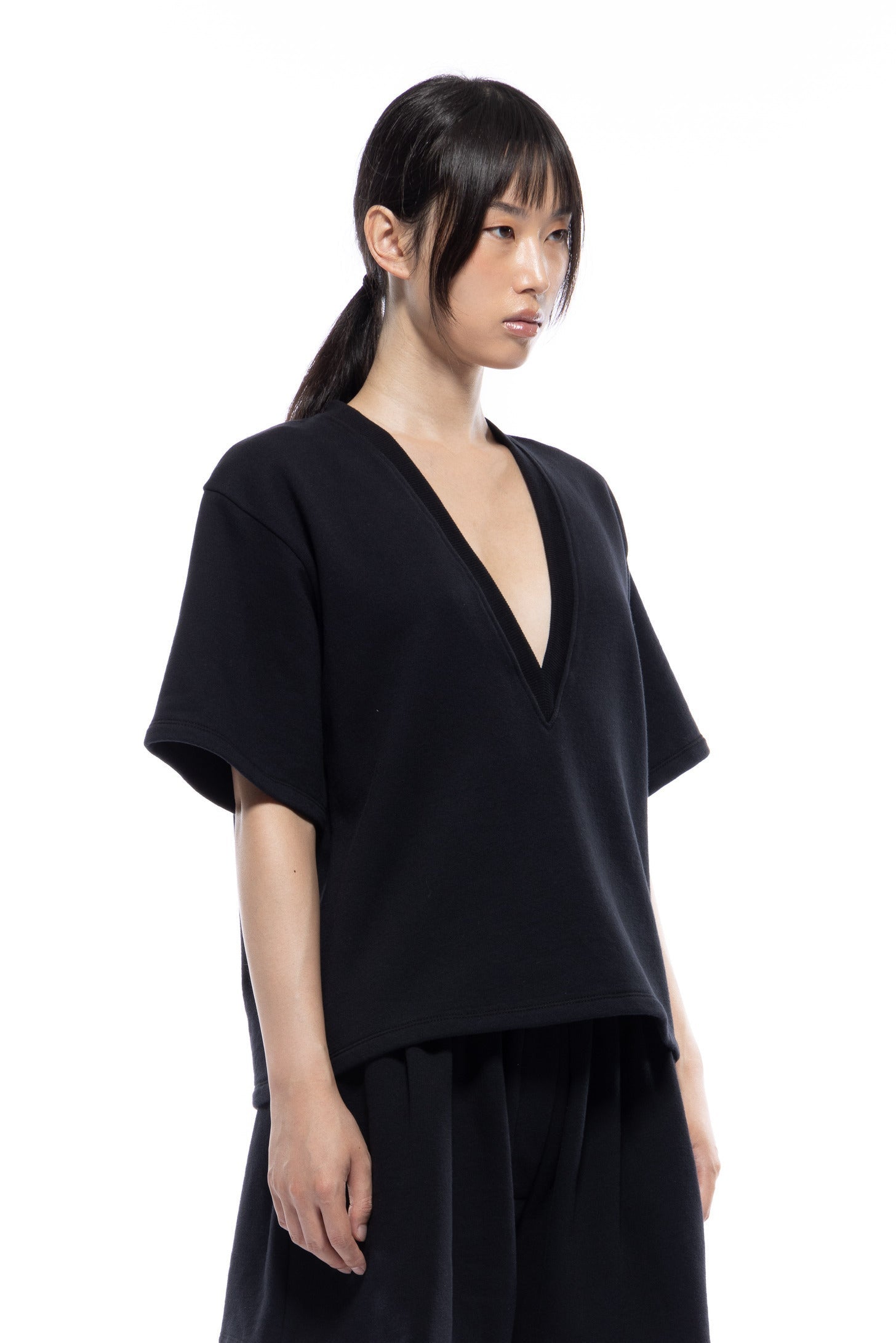 Mars Tee Cotton Fleece - Black