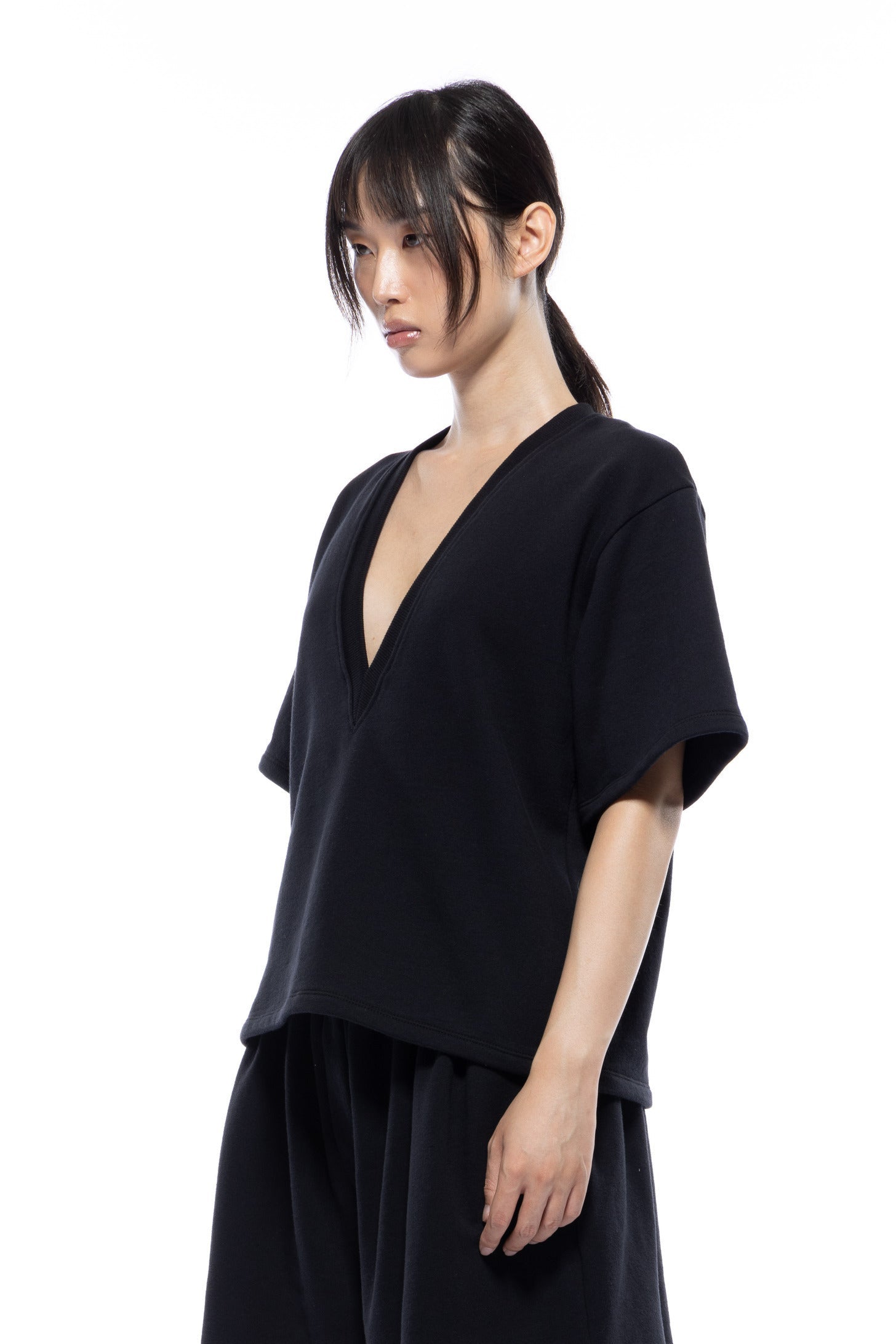 Mars Tee Cotton Fleece - Black