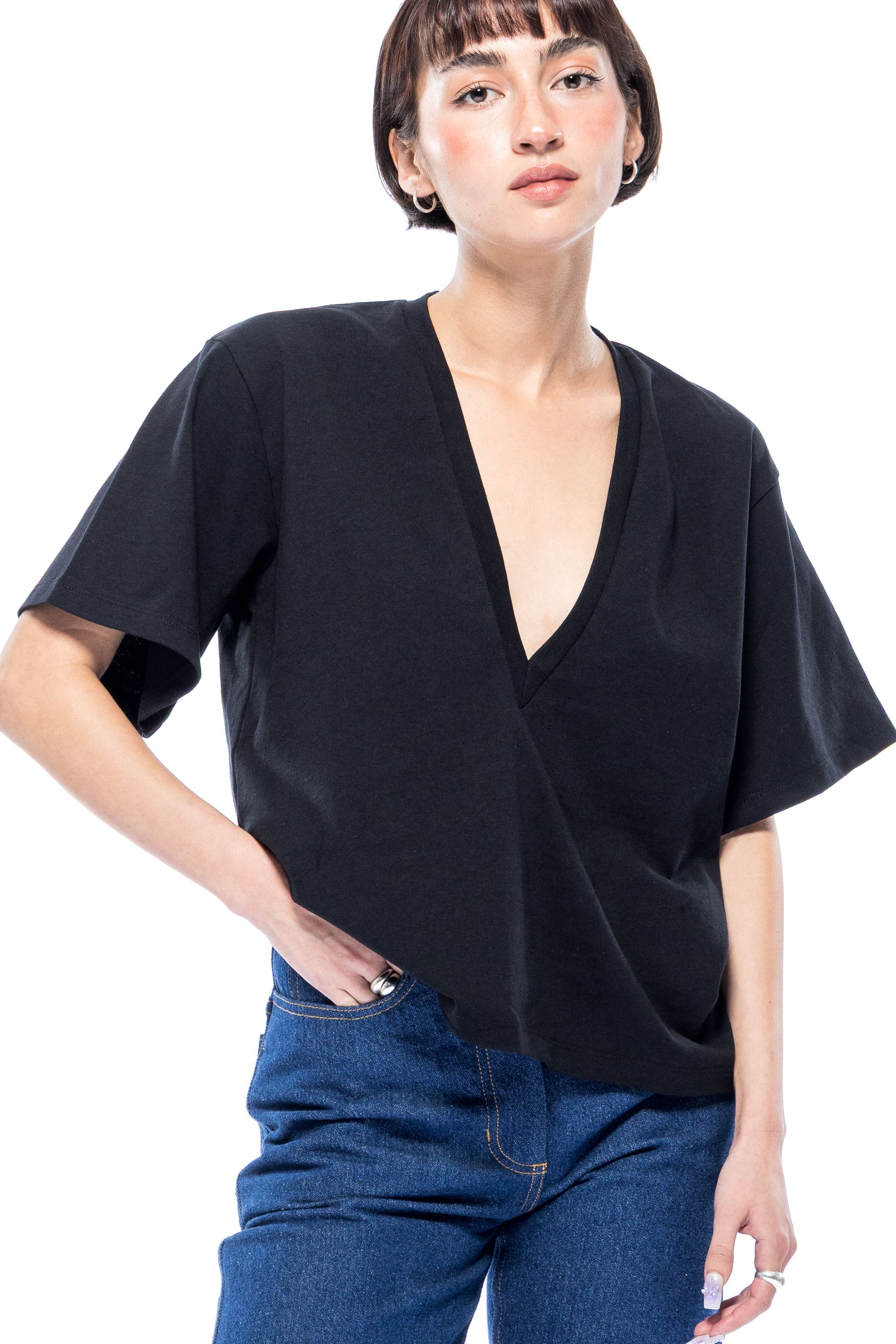 Mars Tee Cotton Jersey - Black