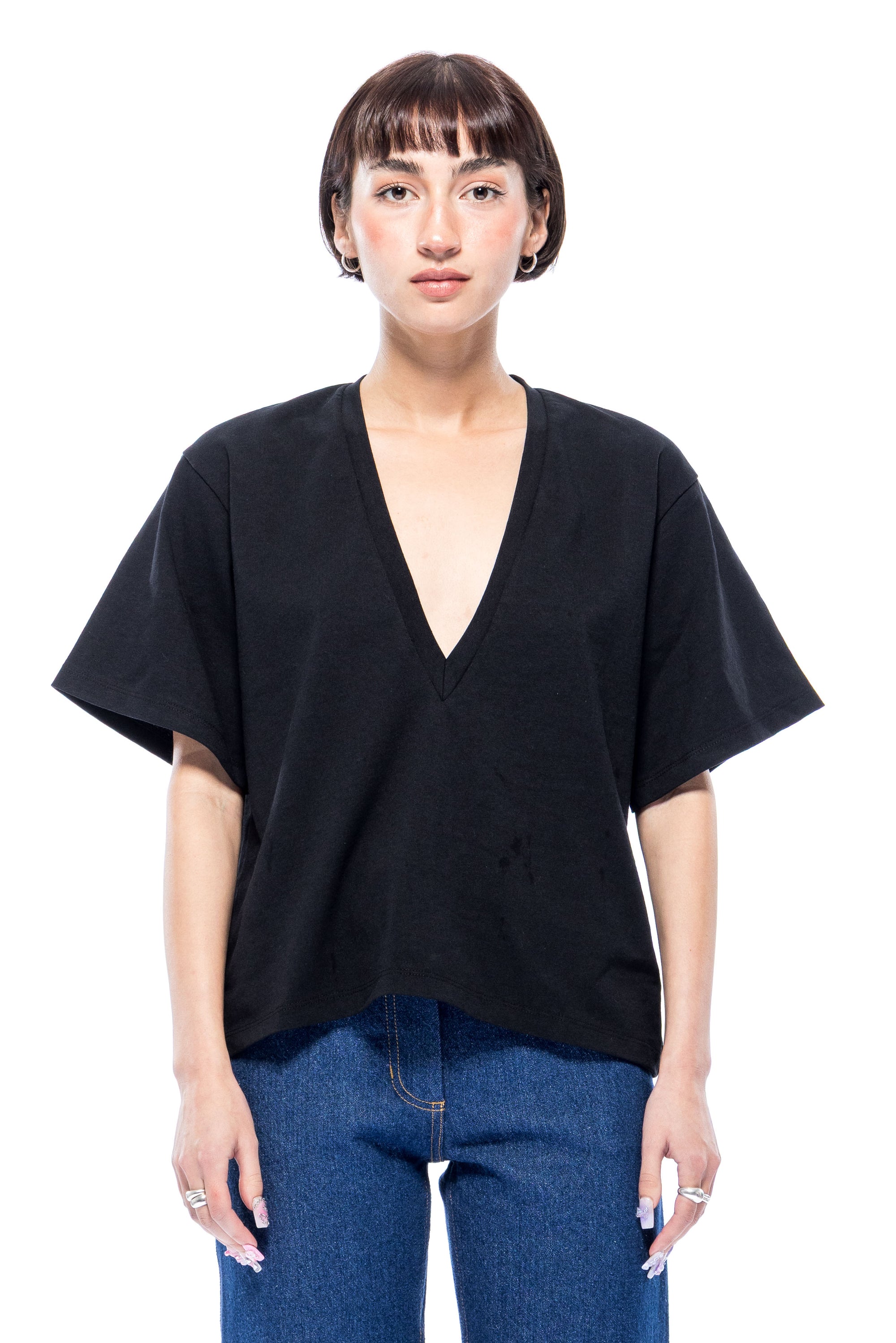 Mars Tee Cotton Jersey - Black
