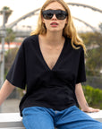 Toit Volant - Mars Tee Cotton Jersey - Black -
