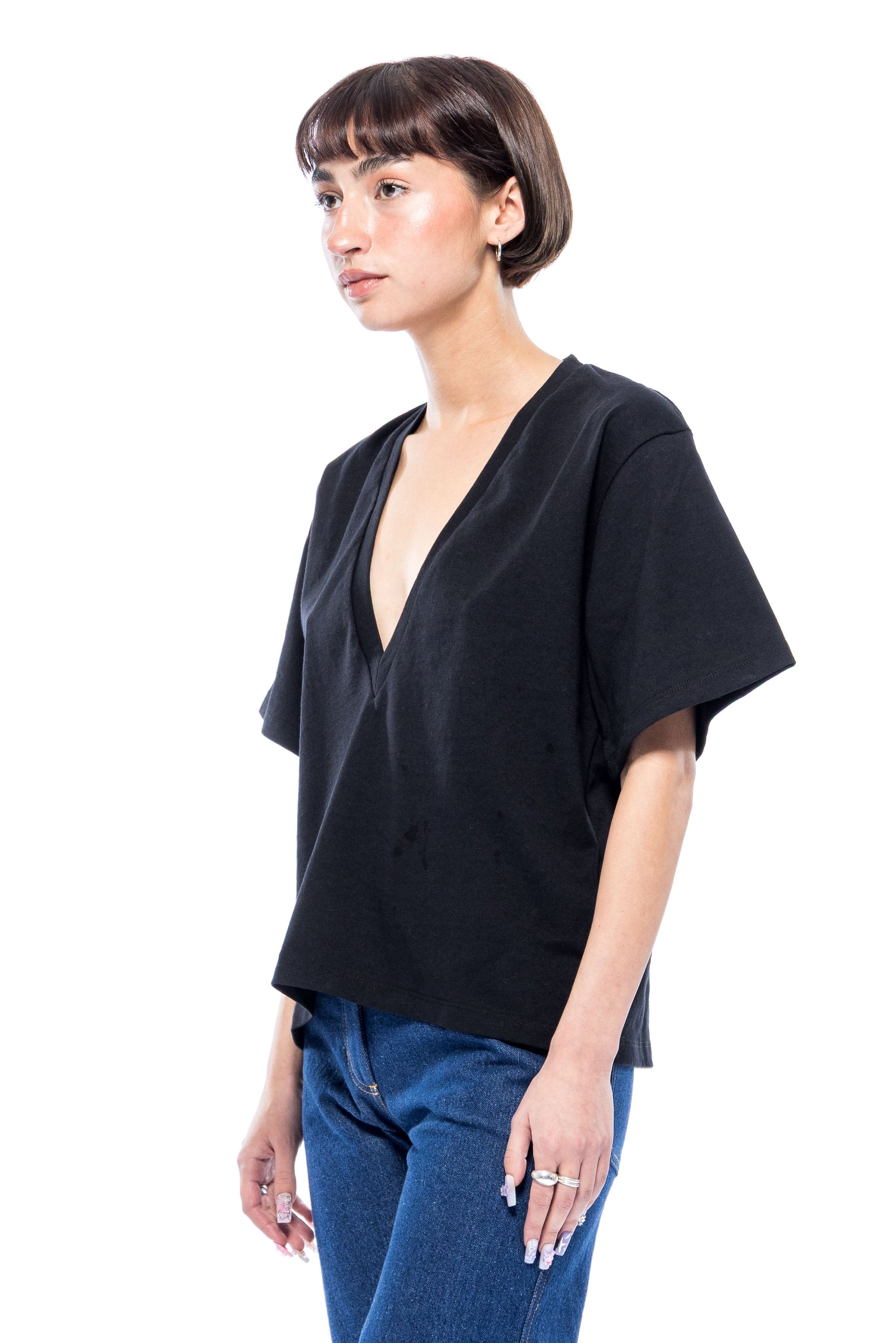 Mars Tee Cotton Jersey - Black